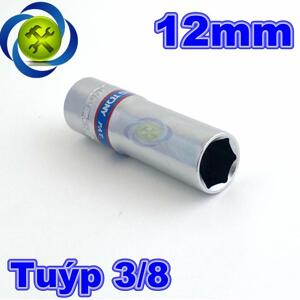 Đầu tuýp dài 3/8" Kingtony 323512M, 12mm