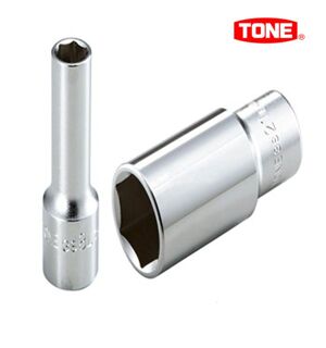 Đầu tuýp dài 6 cạnh 3/8" ra lục giác 19mm Nhật Bản 3S-19L Tone