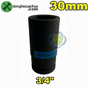 Đầu tuýp đen dài 3/4 inch lục giác Kingtony 643530M