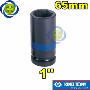 Đầu tuýp đen-dài-dày 1″ lục giác 65mm 843565M Kingtony