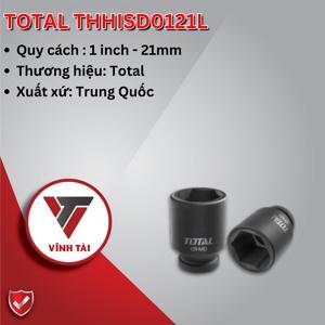 Đầu tuýp đen lục giác vuông 1 inch Total THHISD0121L