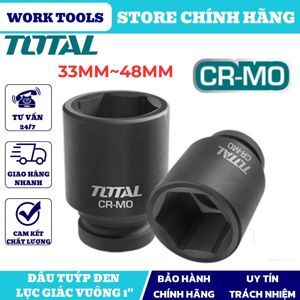 Đầu tuýp đen lục giác vuông 1 inch Total THHISD0133L