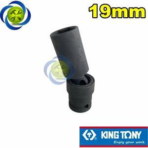 Đầu tuýp đen xoay chuyên vặn bulong góc hẹp Kingtony 4A5519M 1/2 inch 19mm