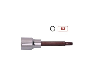 Đầu tuýp gắn mũi bông dài 6 cạnh Asaki AK-7249