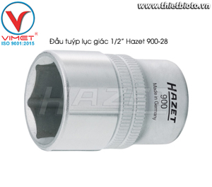 Đầu tuýp lục giác 1/2 Hazet 900-28