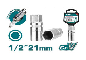 Đầu tuýp lục giác 1/2in 21mm Total THSPS12216