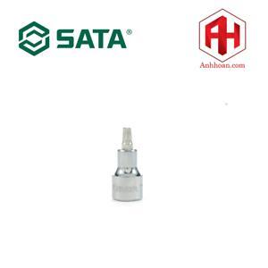 Đầu tuýp mũi sao 1/4" T30 Sata 24107