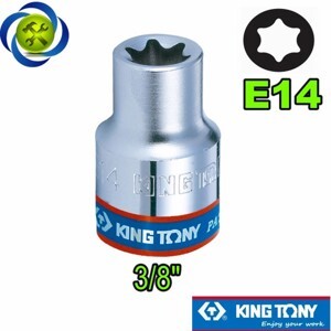 Đầu tuýp ngắn 3/8″ sao E14 Kingtony 337514M