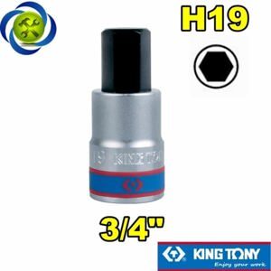 Đầu tuýp trắng 3/4 inch bit lục giác Kingtony 602519