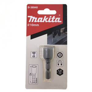 Đầu tuýp vặn vít 10mm chuôi lục giác 1/4″ Makita B-38940