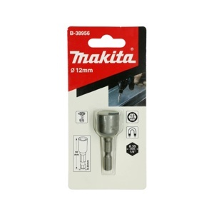 Đầu tuýp vặn vít 12mm chuôi lục giác 1/4″ Makita B-38956