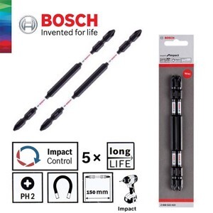 Đầu vặn vít ngắn 2 mũi Bosch 2608522410