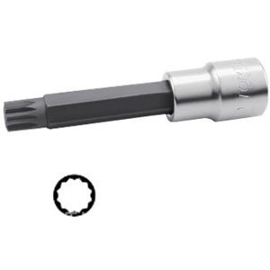 Đầu vít dài bông 1/2"xM12 Toptul BCJA1612