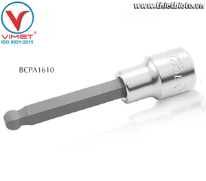 Đầu vít dài đầu bi 1/2" x 10mm Toptul BCPA1610