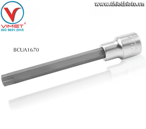 Đầu vít lục sao dài Toptul BCUA1670 - 1/2"xT70x140