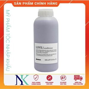 Dầu xả làm thẳng và mượt tóc Davines Love Smoothing Essential Haircare Conditioner - 1000ml