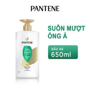 Dầu xả Pantene suôn mượt óng ả 650ml