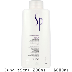 Dầu xả phục hồi tóc hư tổn SP Wella Repair Conditioner - 200ml