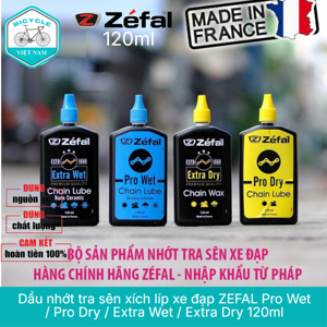 Dầu xích Zefal Pro Wet 120ml