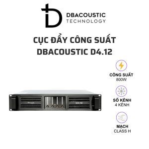 Đẩy 4 kênh DBacoustic D4.12