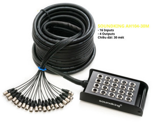 Dây cáp 16 line Soundking AH104 / 30m