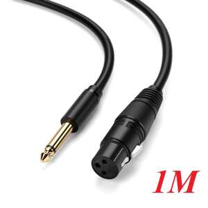 Dây cáp Audio 6.5mm ra XLR 6mm Ugreen 20717 1m