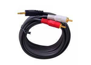 Dây cáp audio rắc 3.5 ra AV Dtech DT-6213 dài 5m