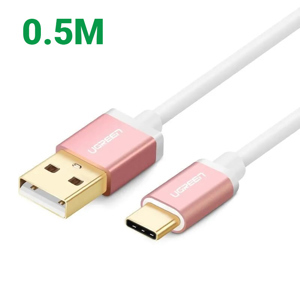 Dây cáp chuyển đổi USB 2.0 sang USB Type C dài 0.5M UGREEN US188 30507