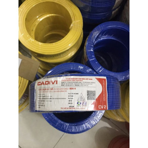 Dây cáp đơn mềm CV-Cu/PVC Cadivi 0.6/1kV CV 2.0