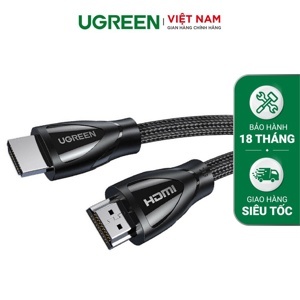 Dây cáp HDMI 2.1 dài 1m hỗ trợ 8K@60hz Ugreen 80401