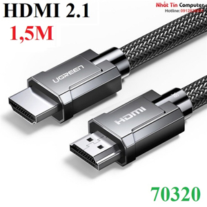 Dây cáp HDMI 2.1 dài 2m hỗ trợ 8K@60hz Ugreen 70320