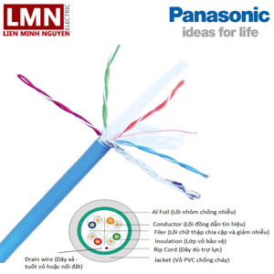 Dây cáp mạng Cat6 Panasonic NC6-F100P