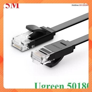 Dây cáp mạng đúc sẵn dẹt Cat6 dài 15m 26AWG Ugreen 50180