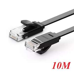 Dây cáp mạng đúc sẵn dẹt Cat6 dài 10m 26AWG Ugreen 50178