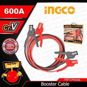 Dây cáp sạc bình có đèn led Ingco HBTCP6008L
