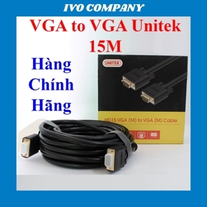 Dây cáp VGA Unitek Y-C507G (15m)