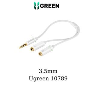 Dây chia mic và tai nghe 3.5mm Ugreen 10789