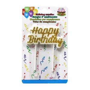 Dây chữ happy birthday gold ánh kim