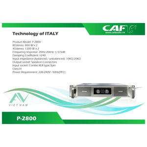 Đẩy Công Suất CAF P2800