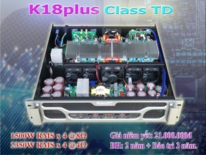 đẩy công suất KORAH K18 PLUS