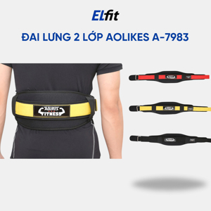 Dây Đai Lưng Tập Gym Hỗ Trợ Nâng Tạ Aolikes A-7983