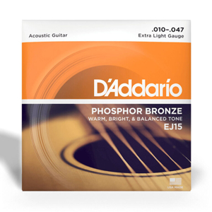 Dây Đàn Acoustic Guitar Phosphor Bronze DAddario EJ15