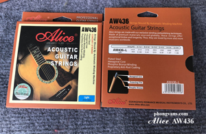 Dây đàn guitar Acoustic Alice AW436