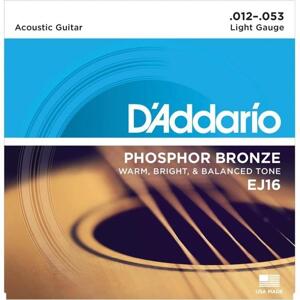 Dây Đàn Guitar Acoustic D'ADDARIO EJ16