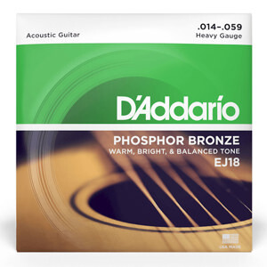 Dây Đàn Guitar Acoustic D'ADDARIO EJ18