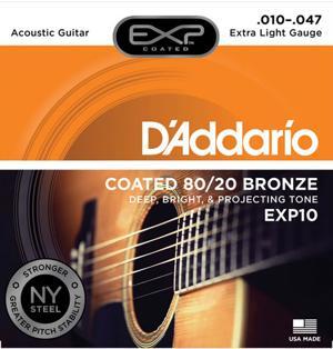 Dây đàn guitar acoustic D'Addario EXP10