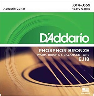 Dây Đàn Guitar Acoustic D'ADDARIO EJ18