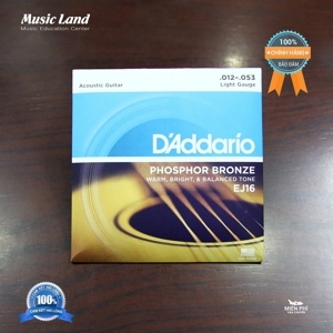 Dây Đàn Guitar Acoustic D'ADDARIO EJ16