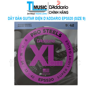 Dây Đàn Guitar Điện D’Addario EPS520