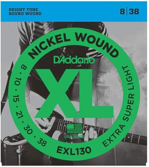 Dây đàn gutiar Electric D'Addario EXL130 Nikel Wound